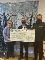The Rotary Club of Minster on Sea have today donated £500 to Care 4 Christmas Sheerness. The money was raised from the annual Santa Saunter through Sheerness on 4th December.